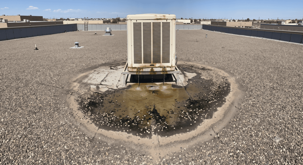 What Happens When a Swamp Cooler Constantly Leaks on a Roof?