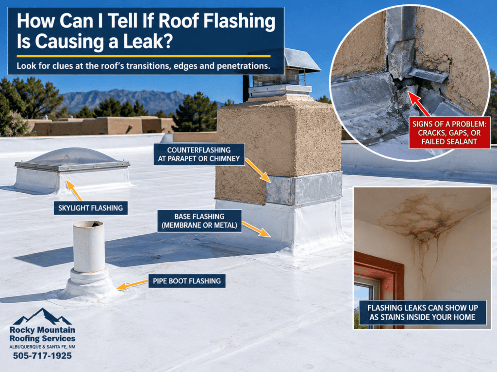 How Can I Tell If Roof Flashing Is Causing a Leak?