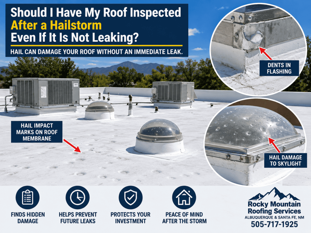 Should I Have My Roof Inspected After a Hailstorm Even If It Is Not Leaking?